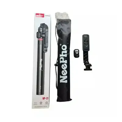 NeePho NP-Z1 REMOTE Extendable Folding Vlog Tripod Phone Mount